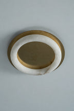 Aurelia Alabaster Ring Flush Mount
