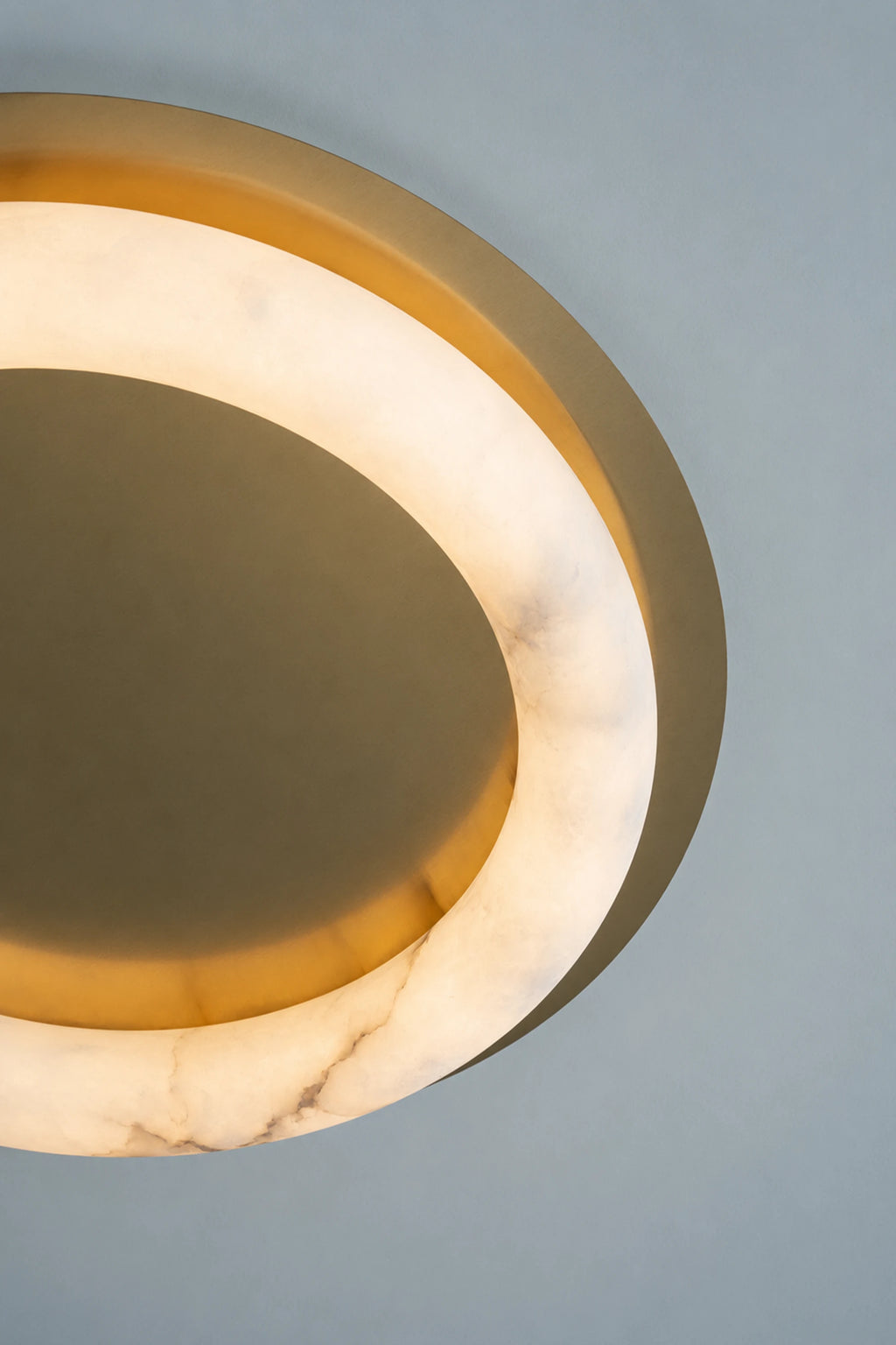 Aurelia Alabaster Ring Flush Mount