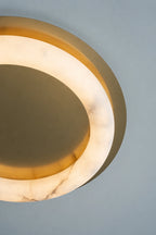 Aurelia Alabaster Ring Flush Mount