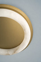 Aurelia Alabaster Ring Flush Mount
