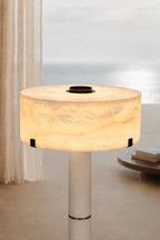 Calder Alabaster Column Floor Lamp