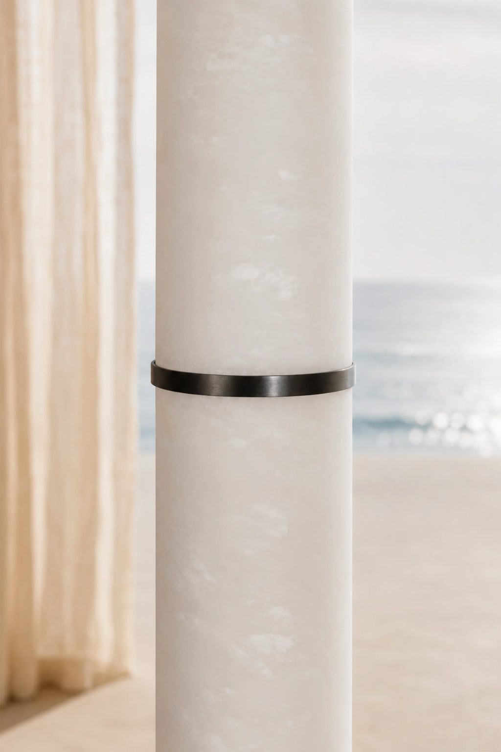 Calder Alabaster Column Floor Lamp