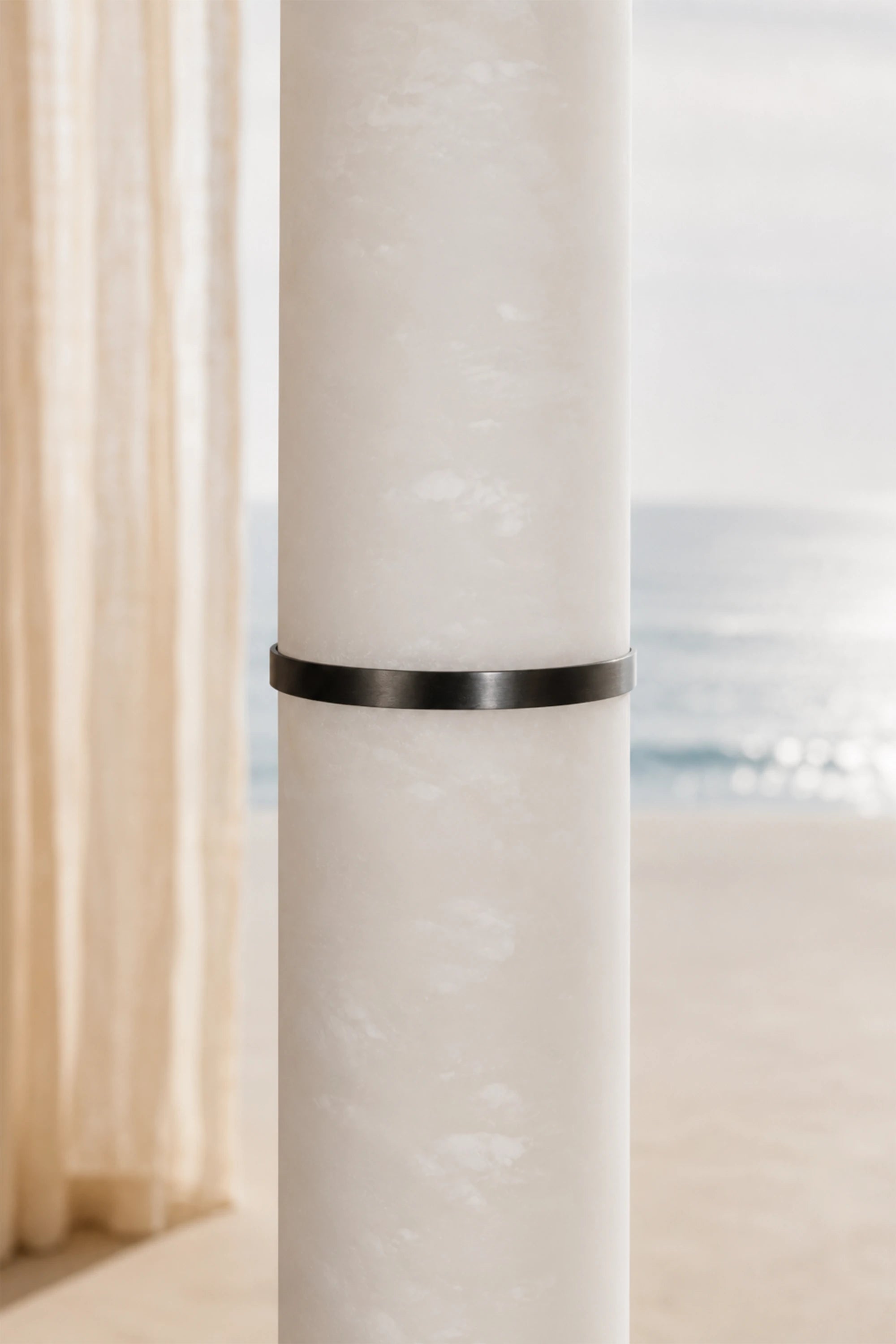 Calder Alabaster Column Floor Lamp