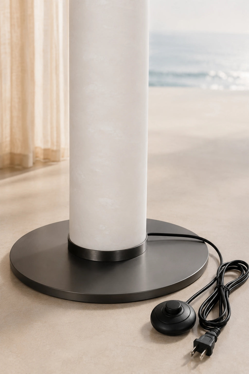 Calder Alabaster Column Floor Lamp