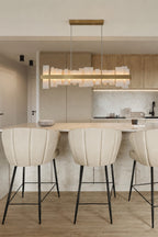 Solenne Alabaster Linear Chandelier