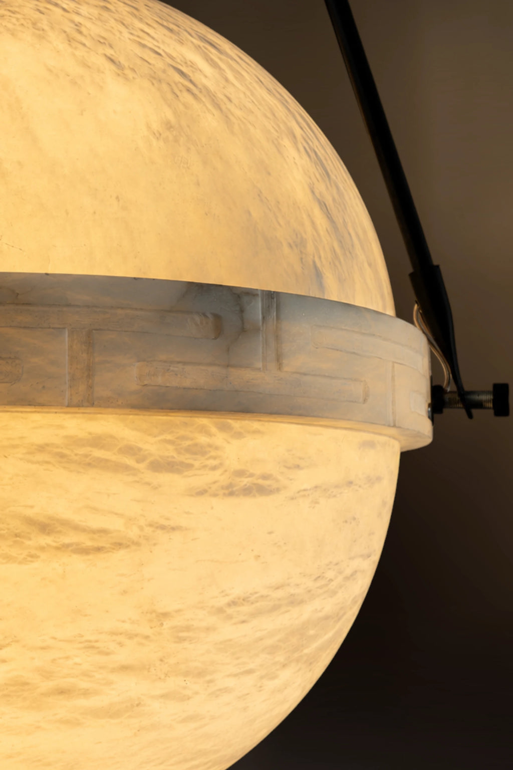 Orion Alabaster Globe Pendant