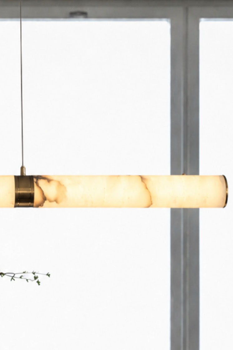 Aureon Alabaster Linear Chandelier