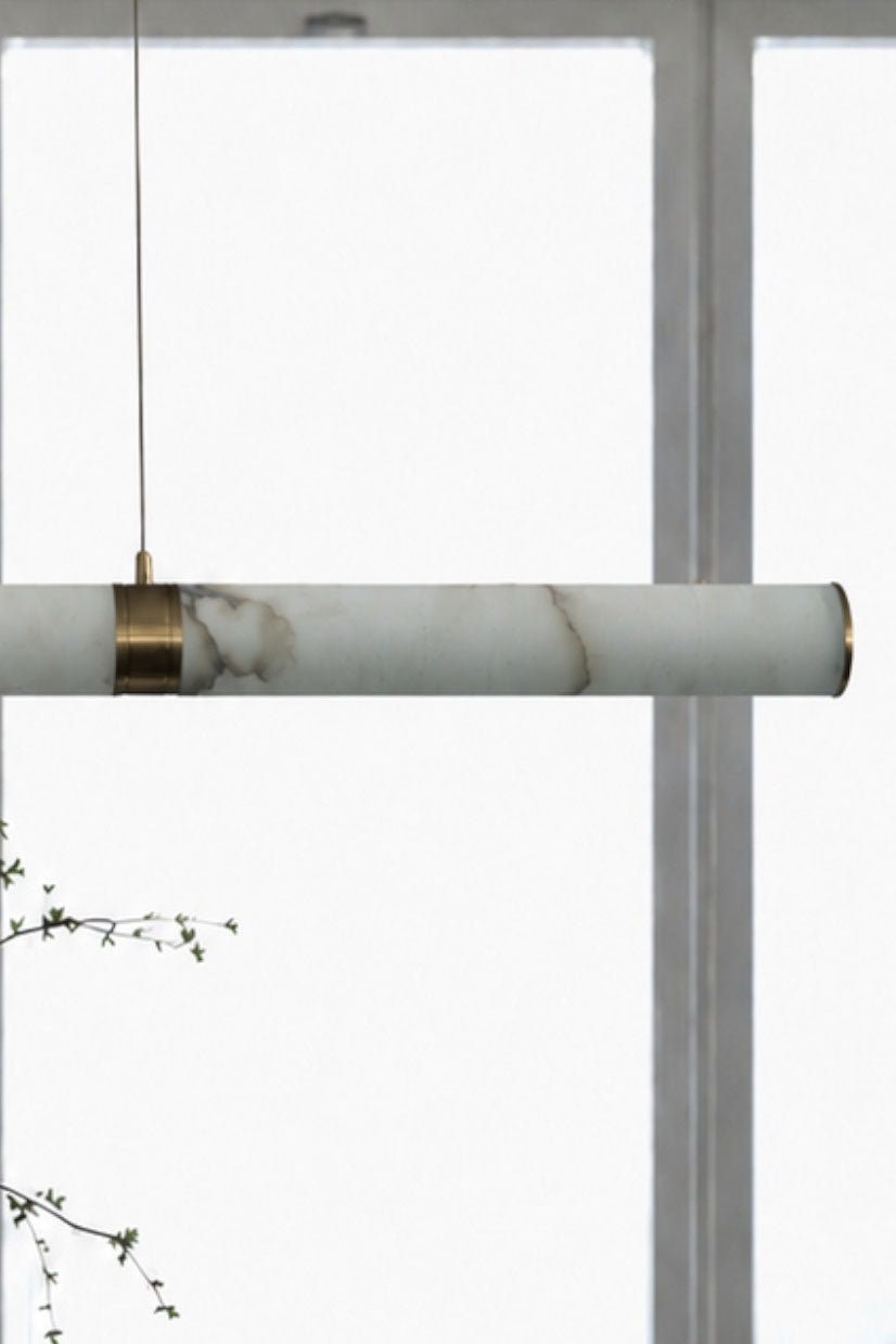 Aureon Alabaster Linear Chandelier
