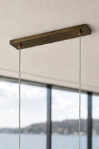 Aureon Alabaster Linear Chandelier