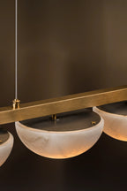 Selene Alabaster Linear Chandelier