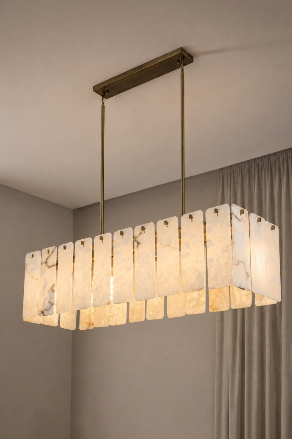 Valenne Alabaster Panel Chandelier