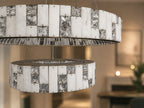 Edessa Two-Tier Alabaster & Crystal Chandelier