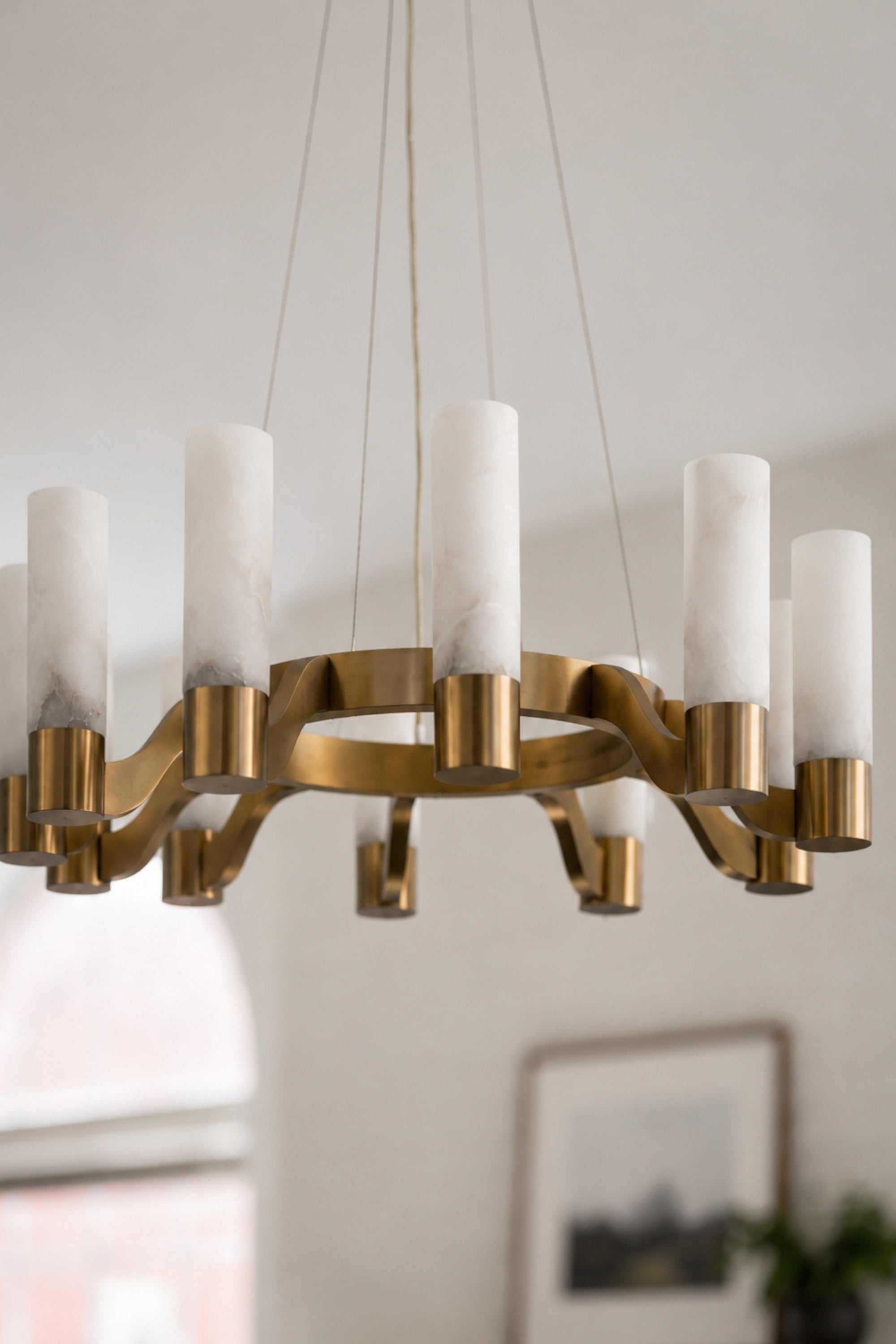 Aurelia 10-Light Alabaster Chandelier