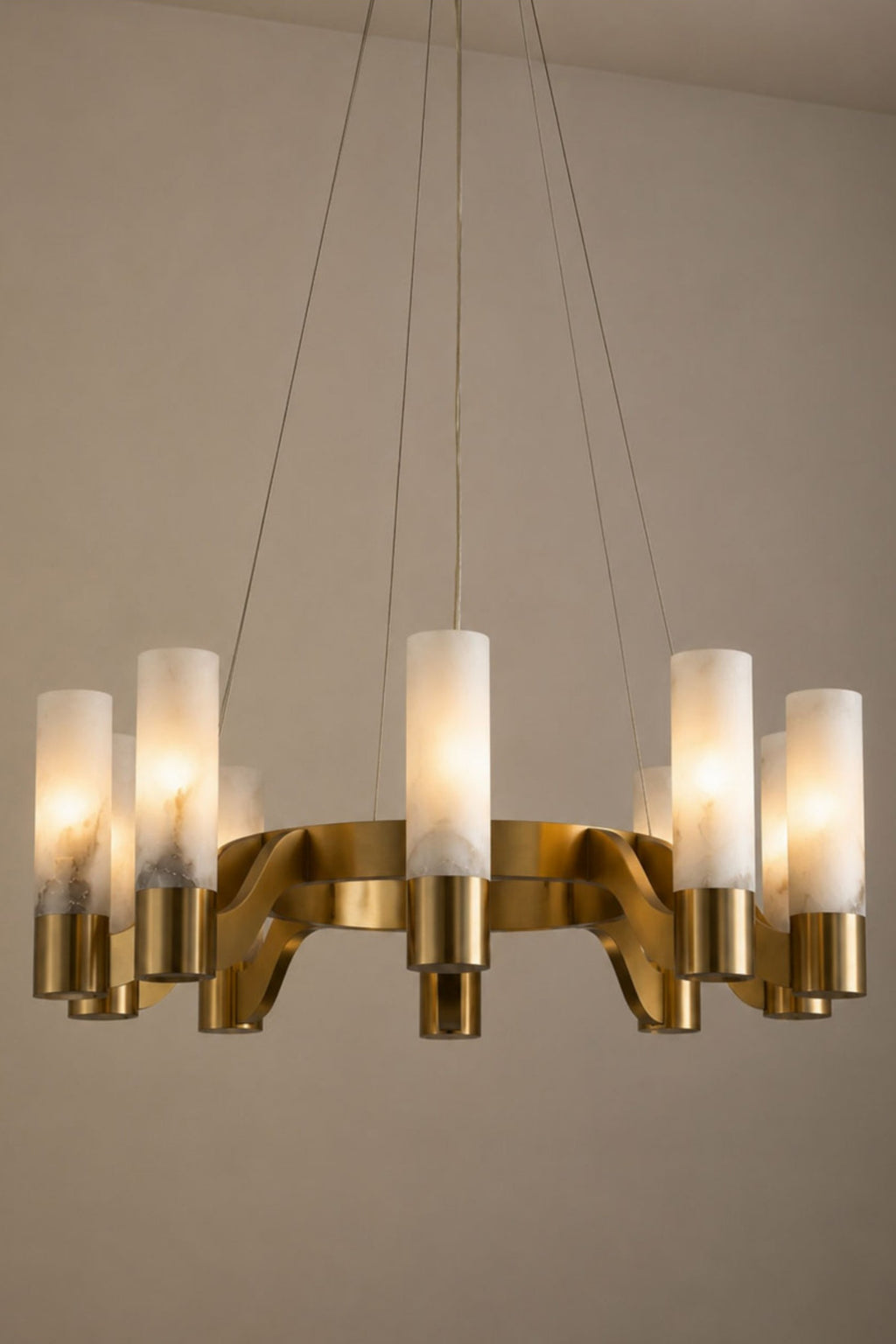 Aurelia 10-Light Alabaster Chandelier
