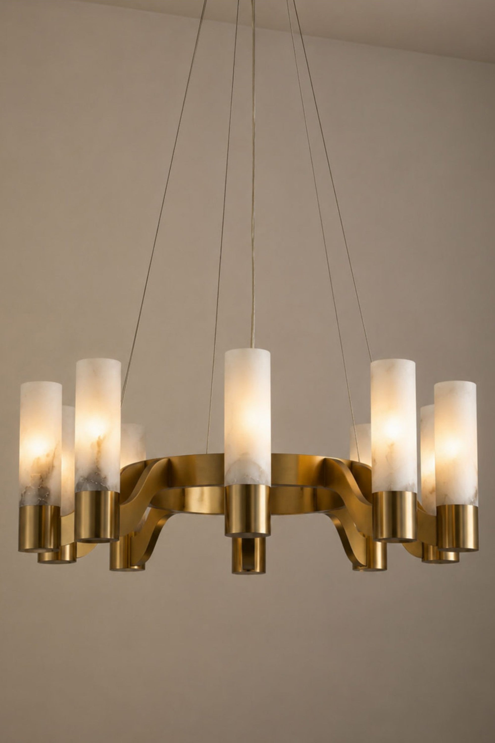 Aurelia 10-Light Alabaster Chandelier