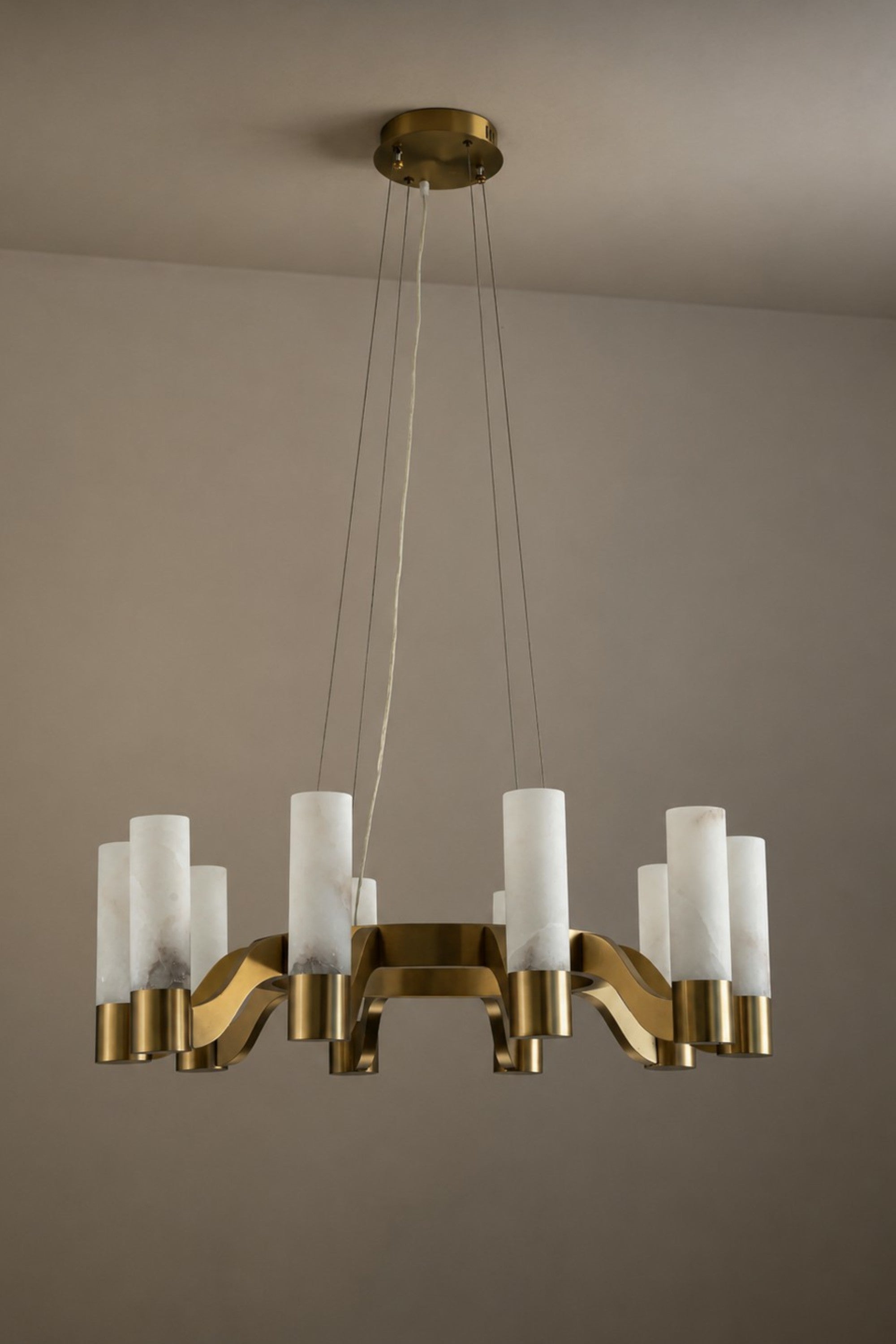 Aurelia 10-Light Alabaster Chandelier