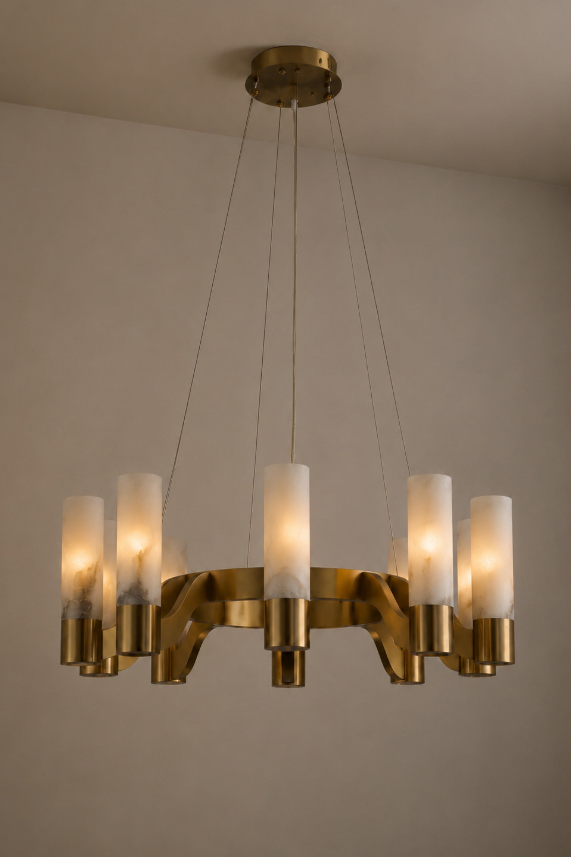 Aurelia 10-Light Alabaster Chandelier