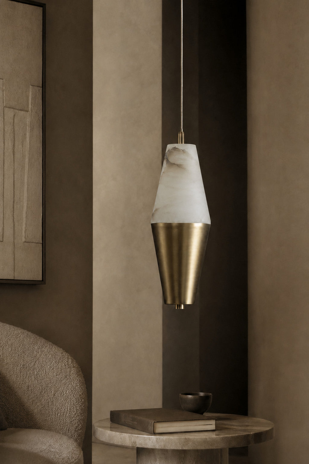 Celia Alabaster Pendant Light