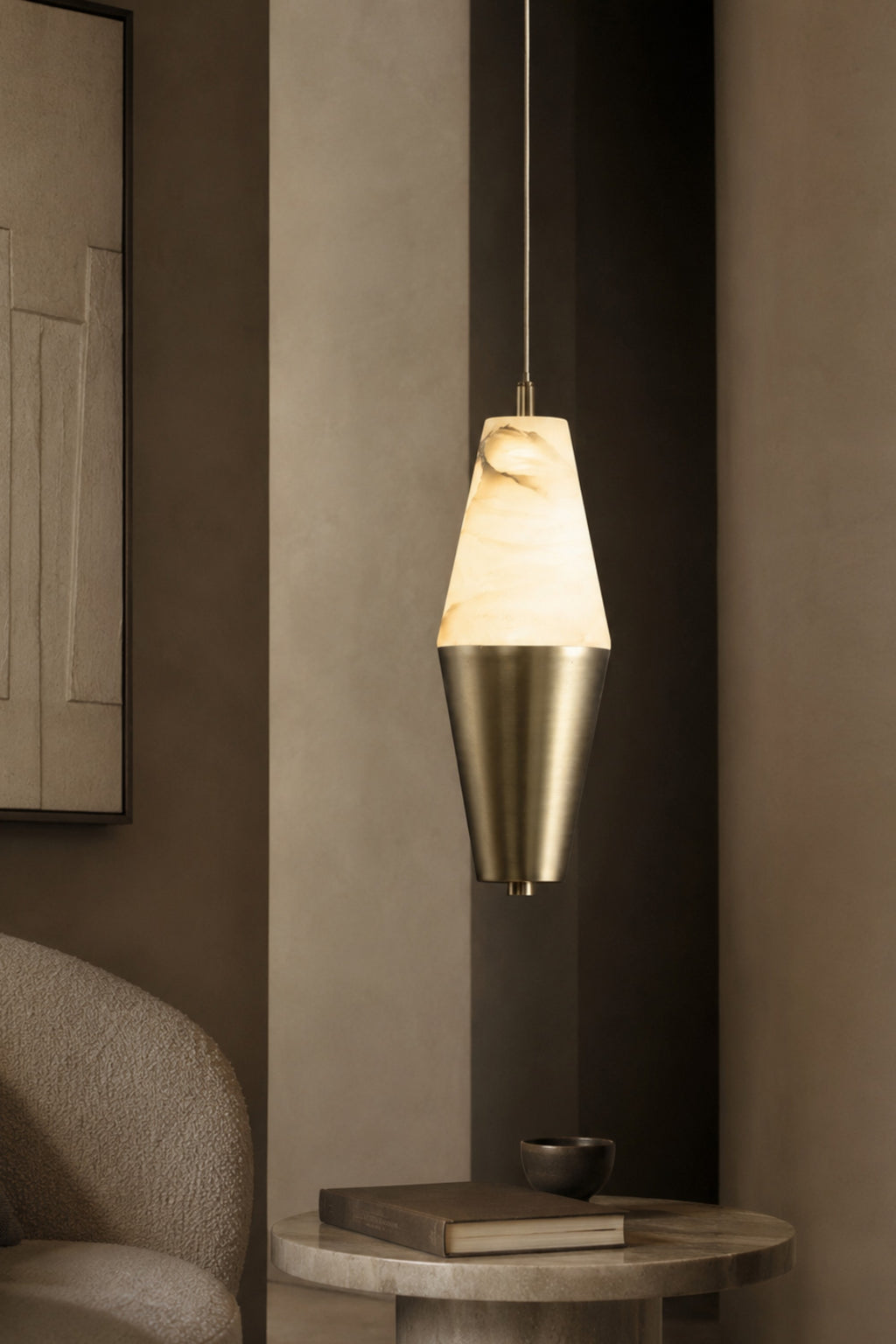 Celia Alabaster Pendant Light