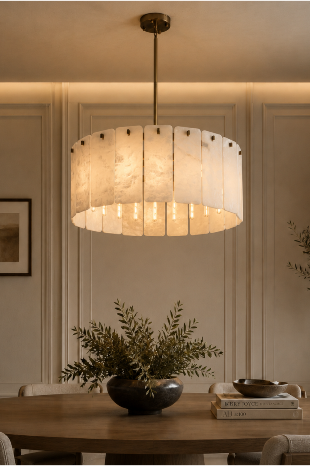 Varenna Alabaster Round Chandelier