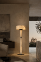 Calder Alabaster Column Floor Lamp