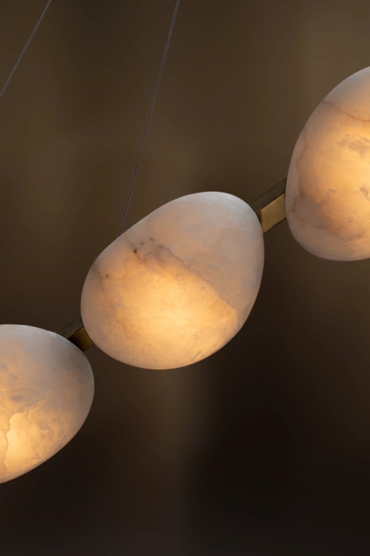 Selene Alabaster Linear Chandelier