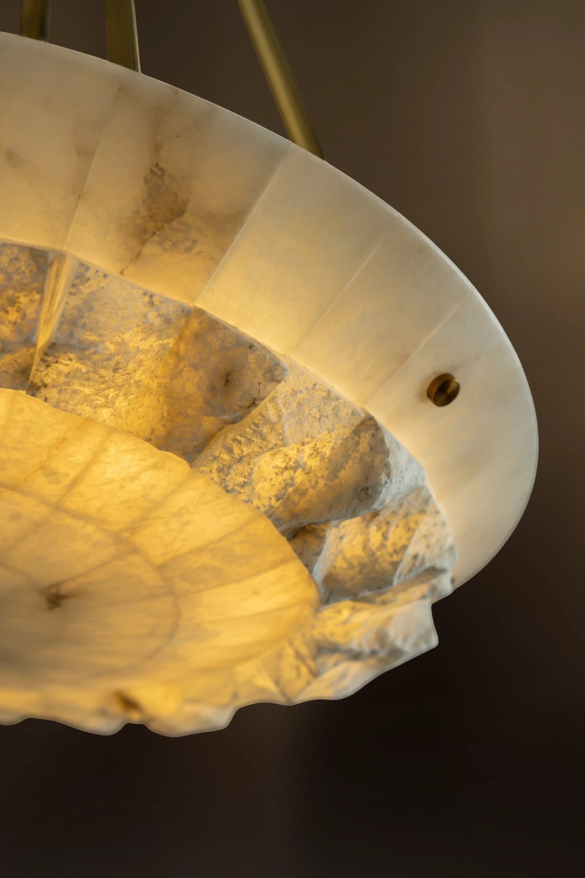 Aurelian Alabaster Bowl Chandelier