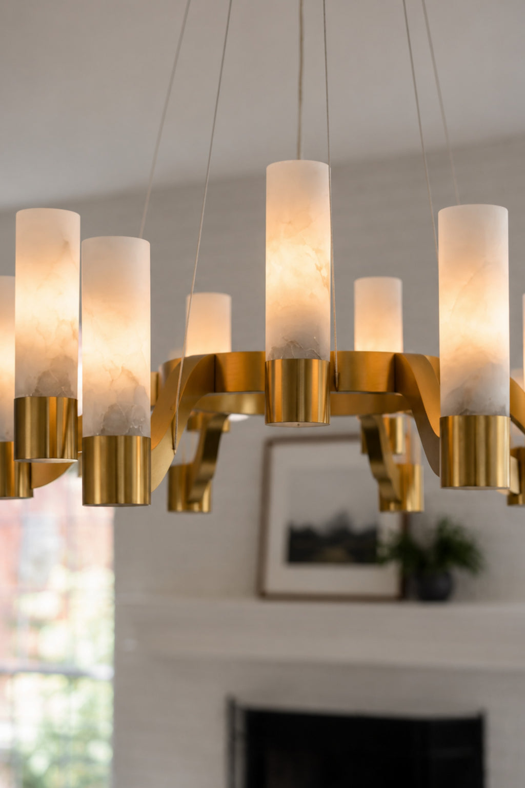 Aurelia 10-Light Alabaster Chandelier