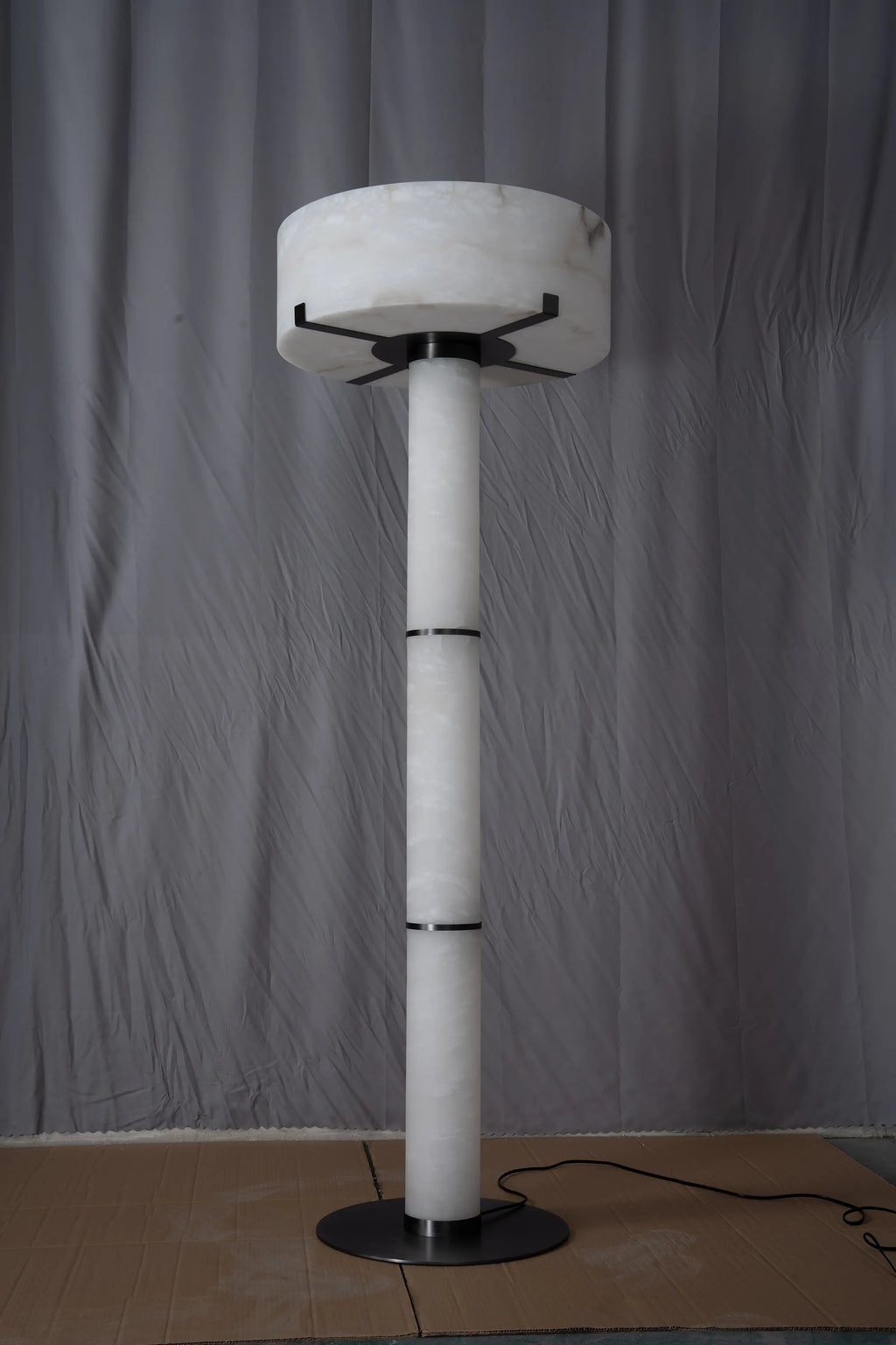 Calder Alabaster Column Floor Lamp