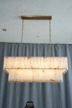 Varenna Alabaster Linear Chandelier
