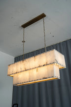 Varenna Alabaster Linear Chandelier