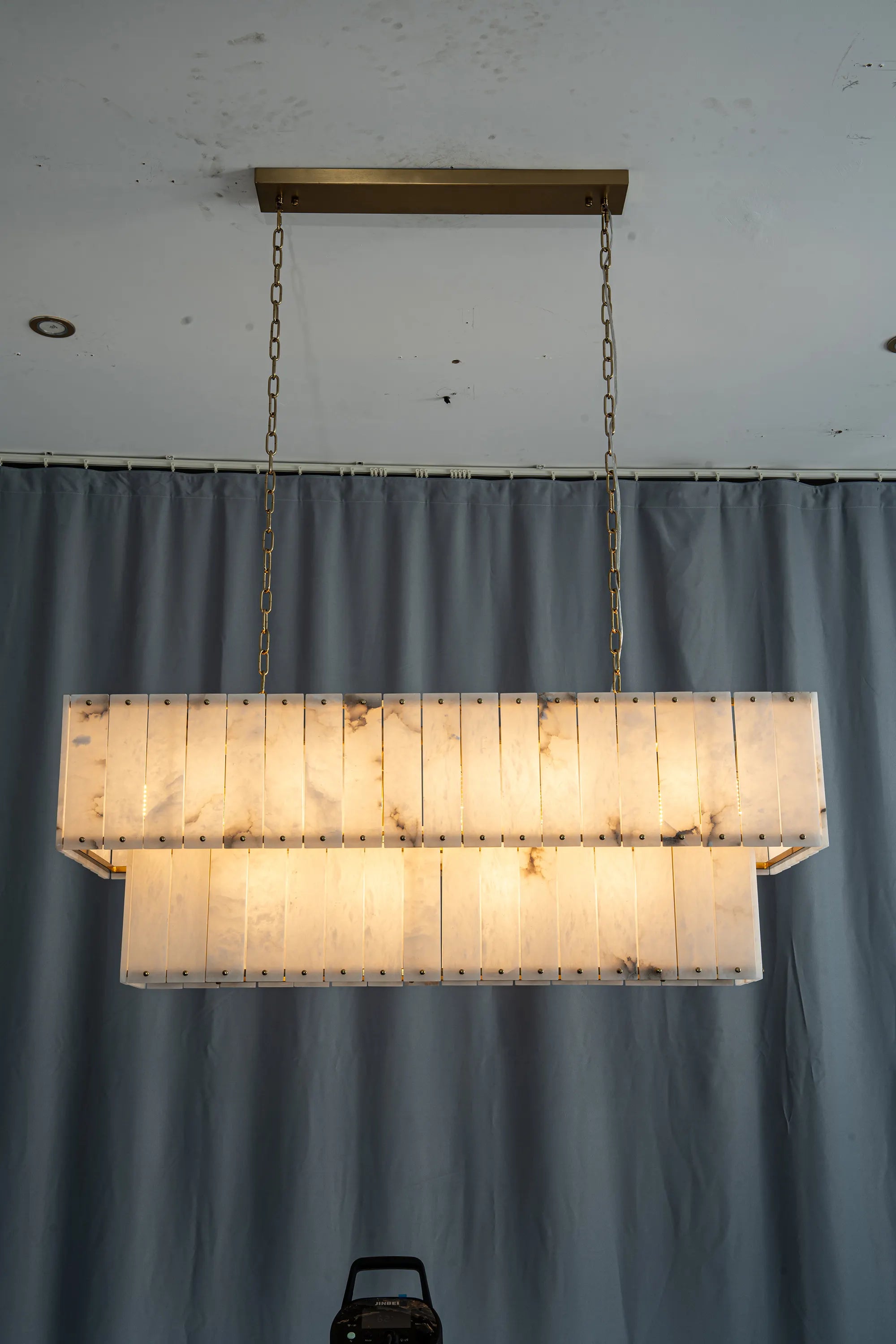 Varenna Alabaster Linear Chandelier