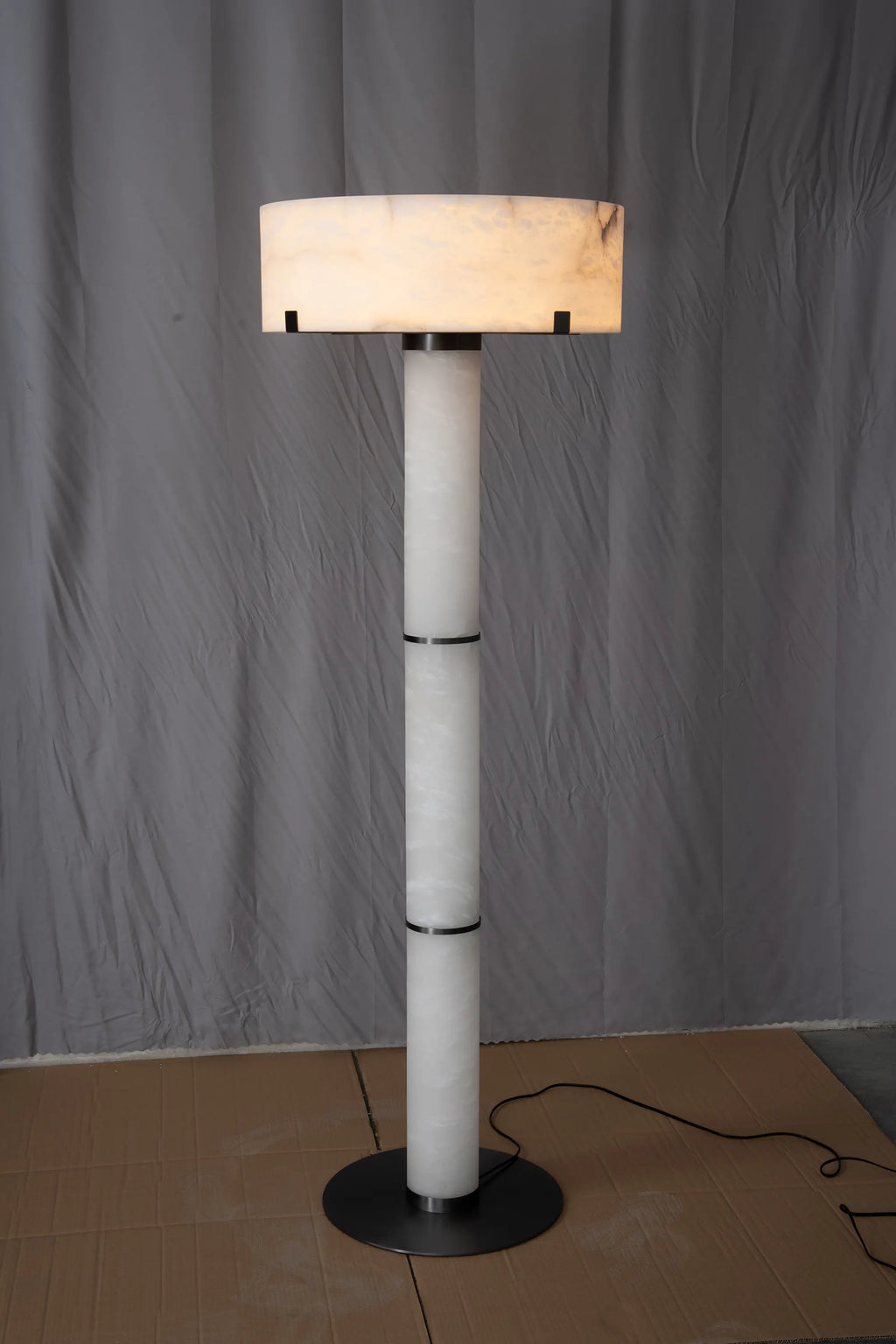 Calder Alabaster Column Floor Lamp