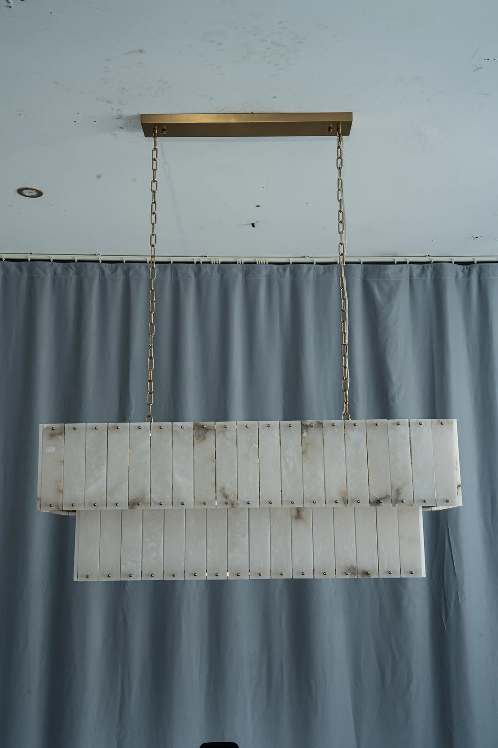 Varenna Alabaster Linear Chandelier