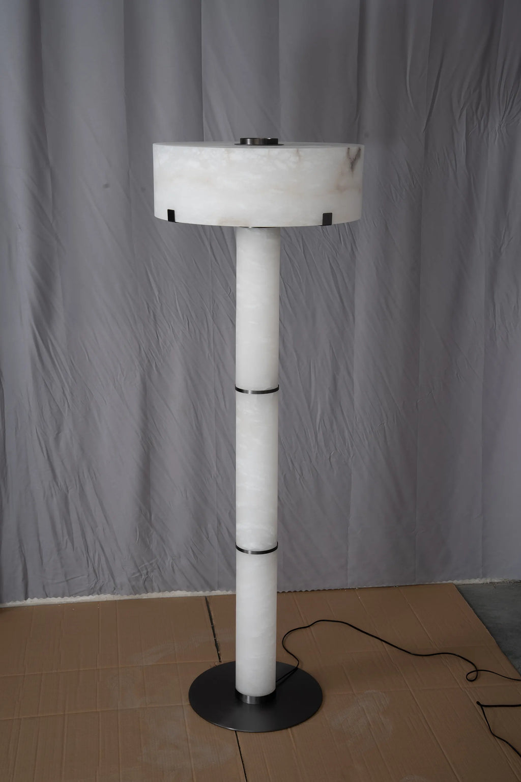Calder Alabaster Column Floor Lamp