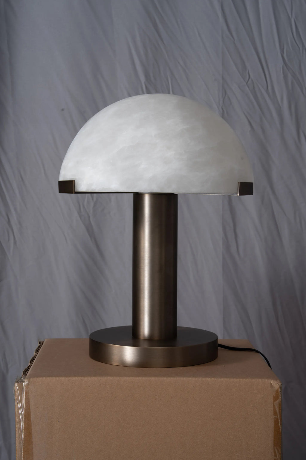 Melina Alabaster Dome Table Lamp