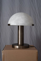 Melina Alabaster Dome Table Lamp