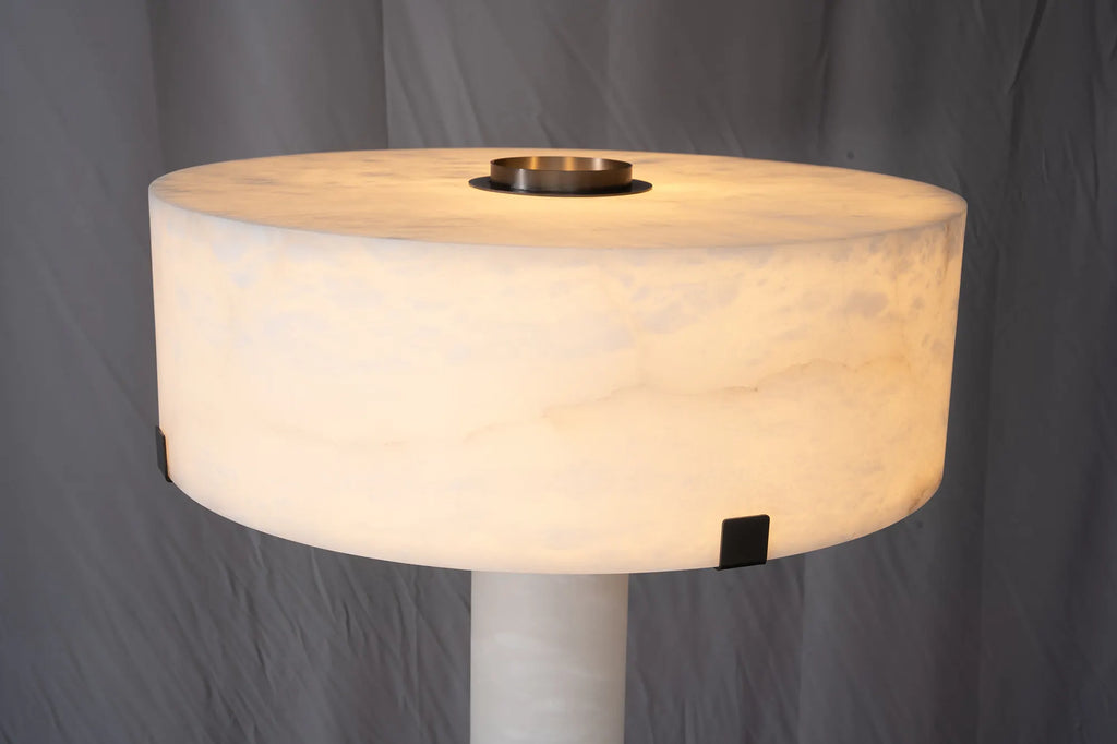 Calder Alabaster Column Floor Lamp