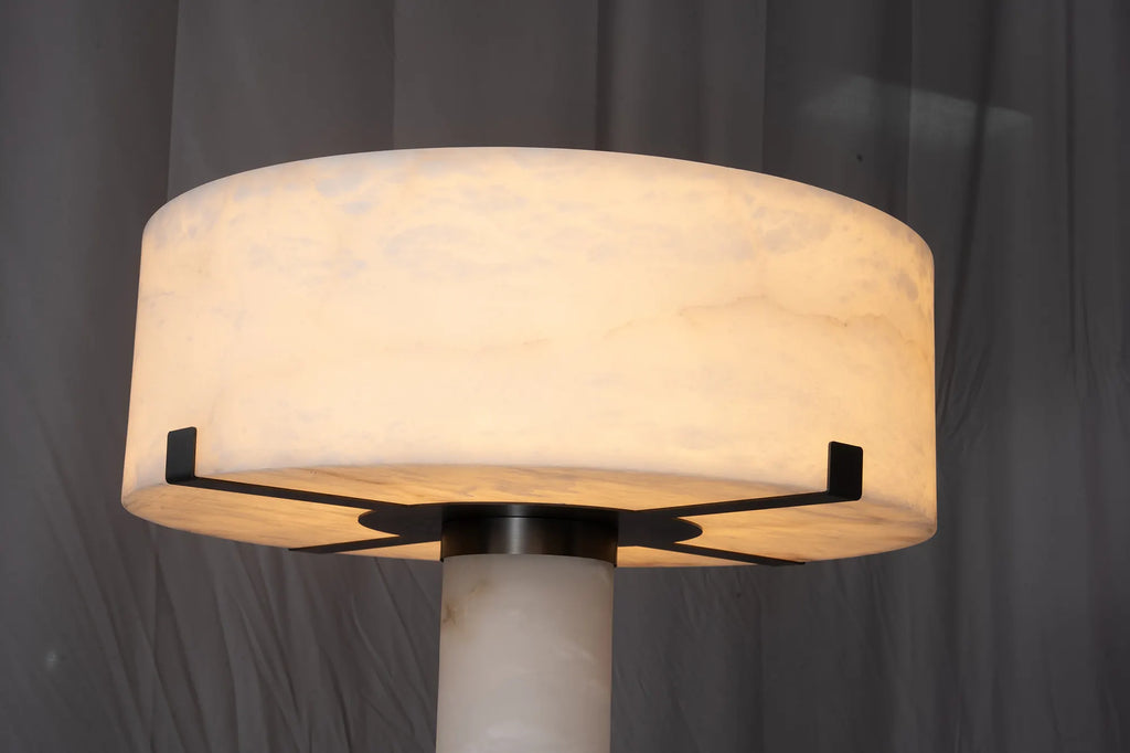 Calder Alabaster Column Floor Lamp