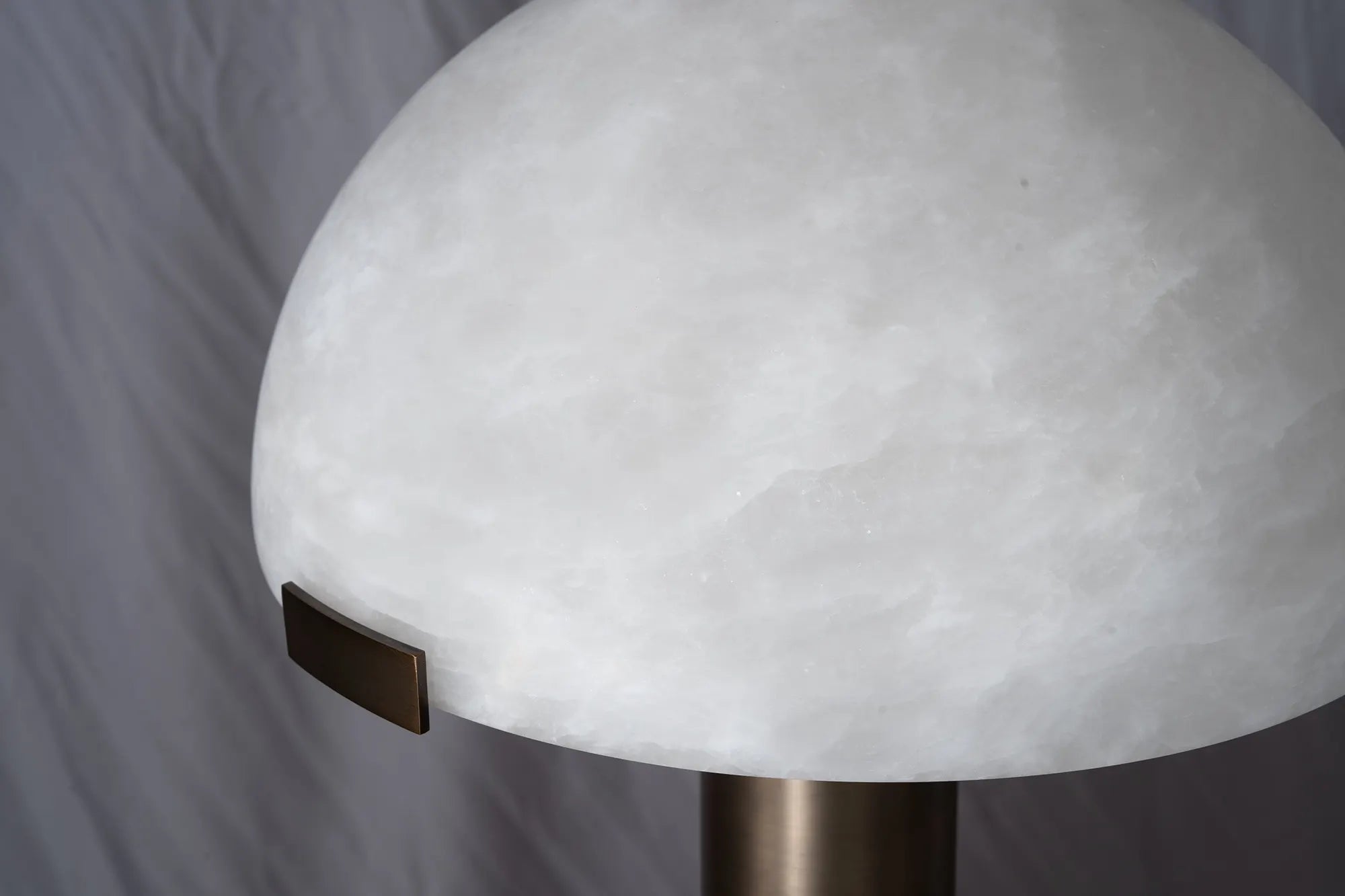 Melina Alabaster Dome Table Lamp