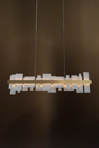 Solenne Alabaster Linear Chandelier