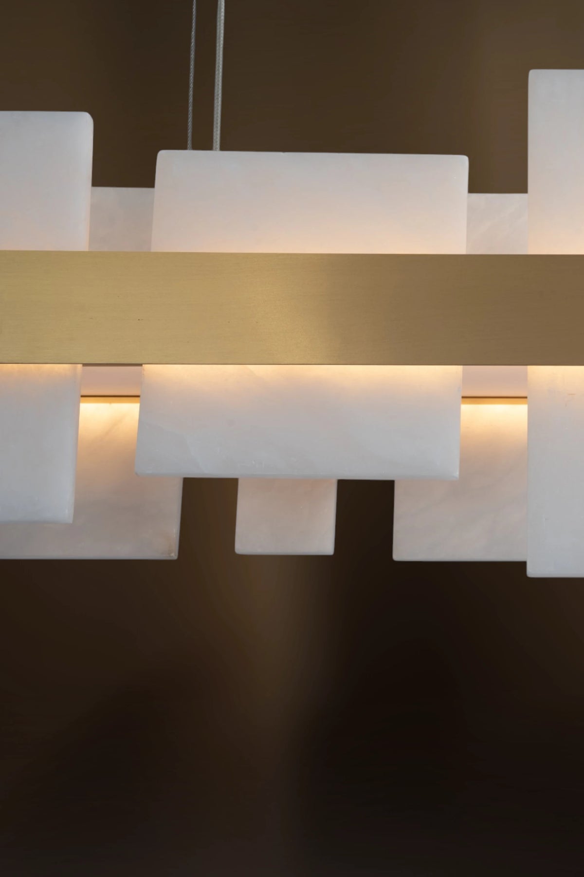 Solenne Alabaster Linear Chandelier