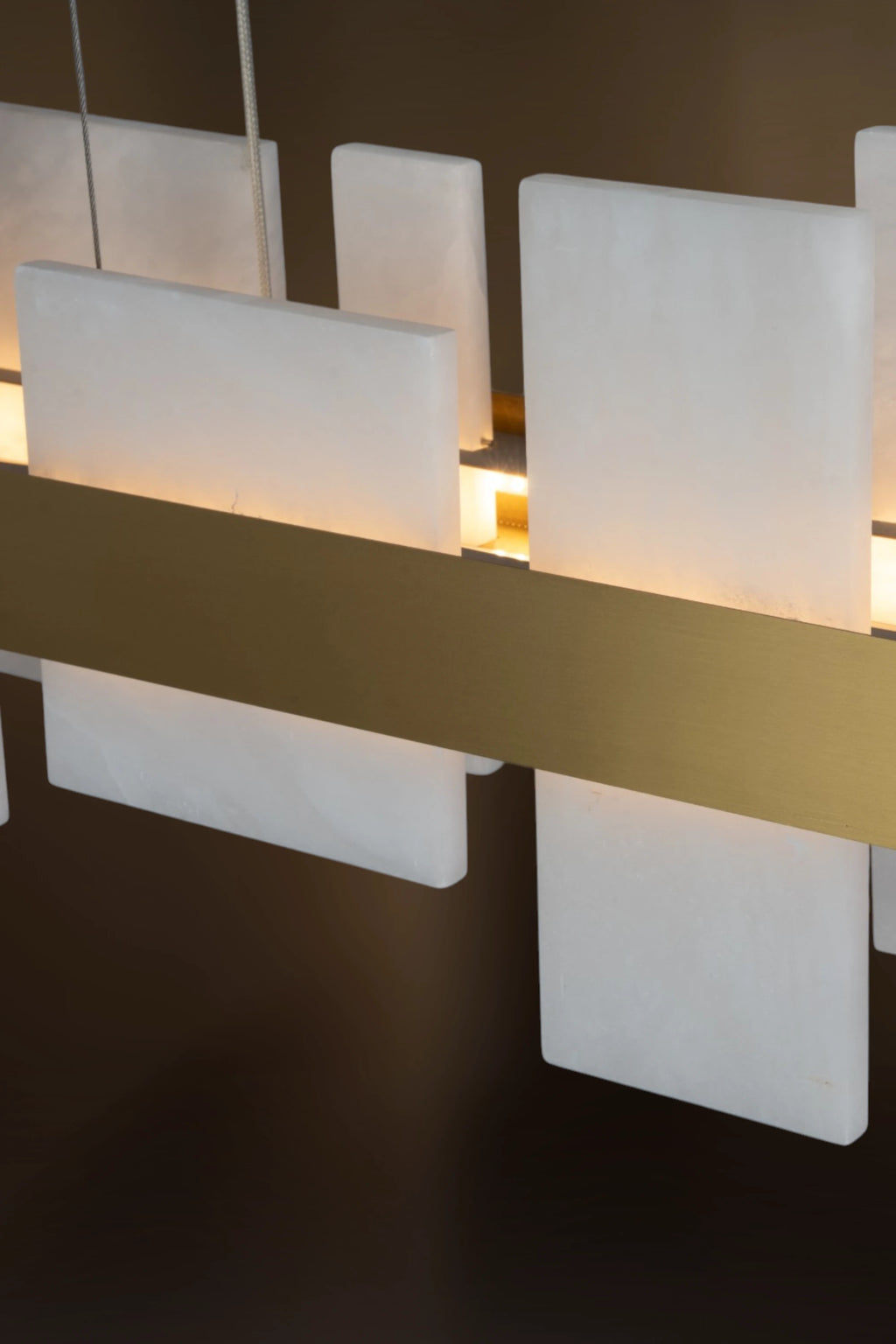 Solenne Alabaster Linear Chandelier