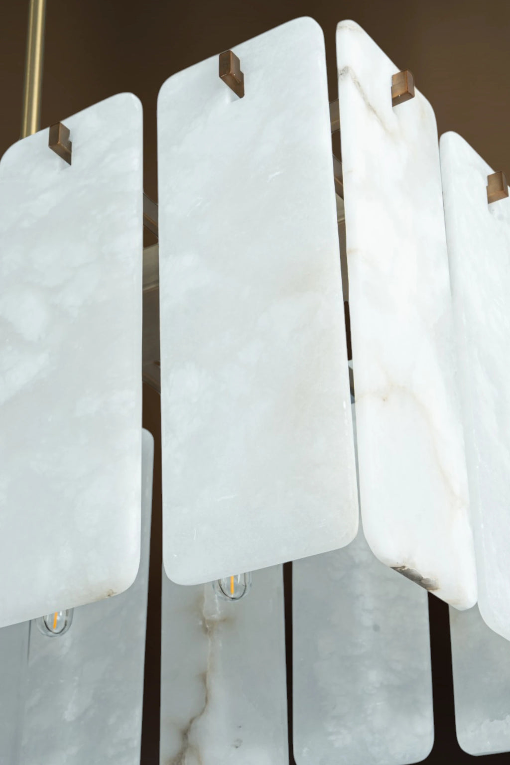 Valenne Alabaster Panel Chandelier