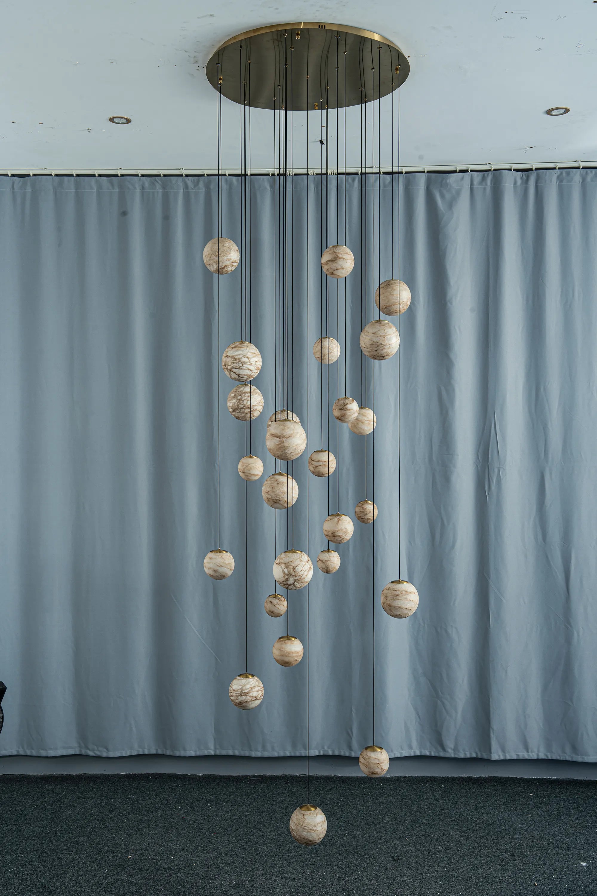 Celestia Alabaster Globe Chandelier