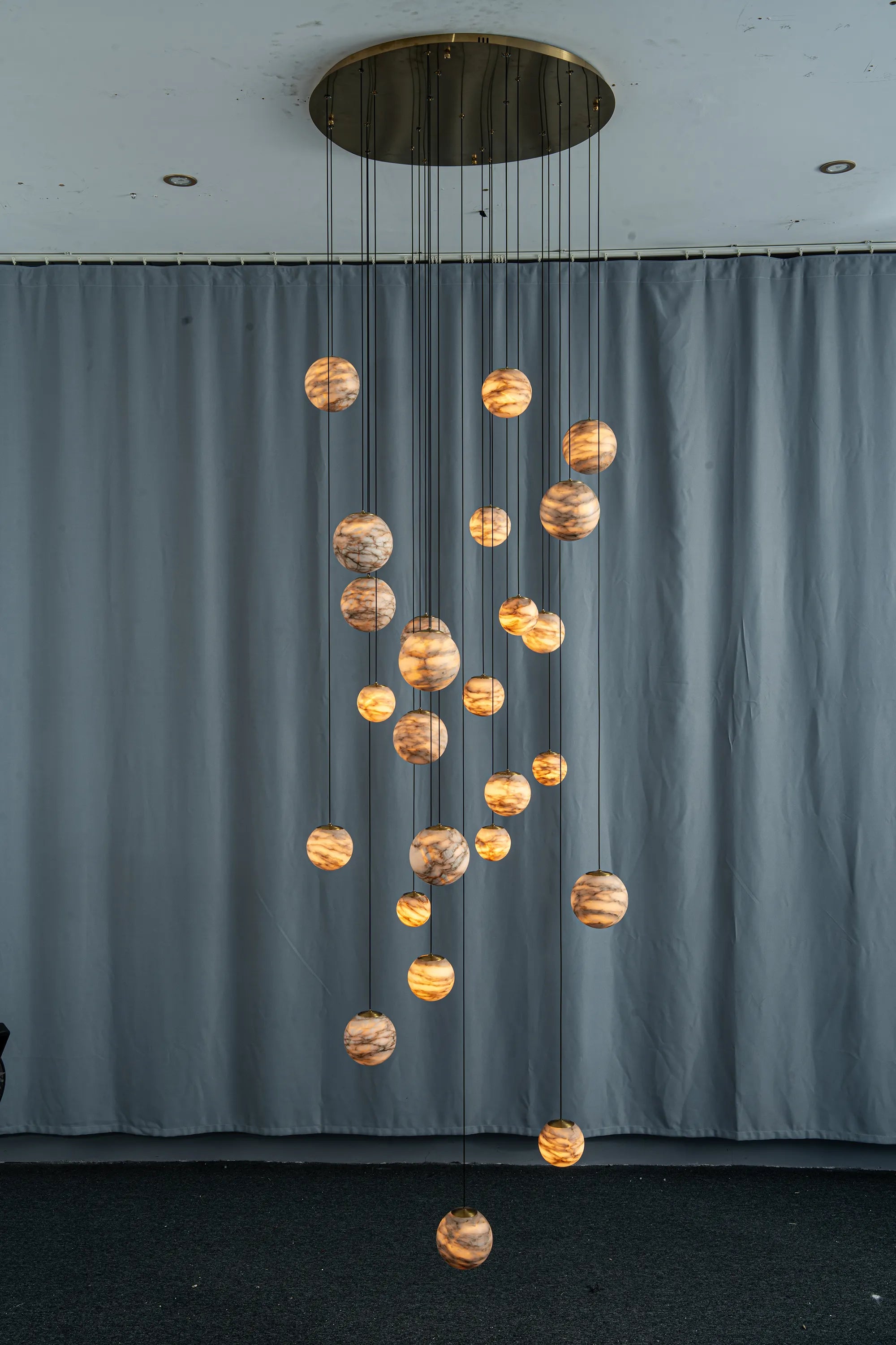 Celestia Alabaster Globe Chandelier