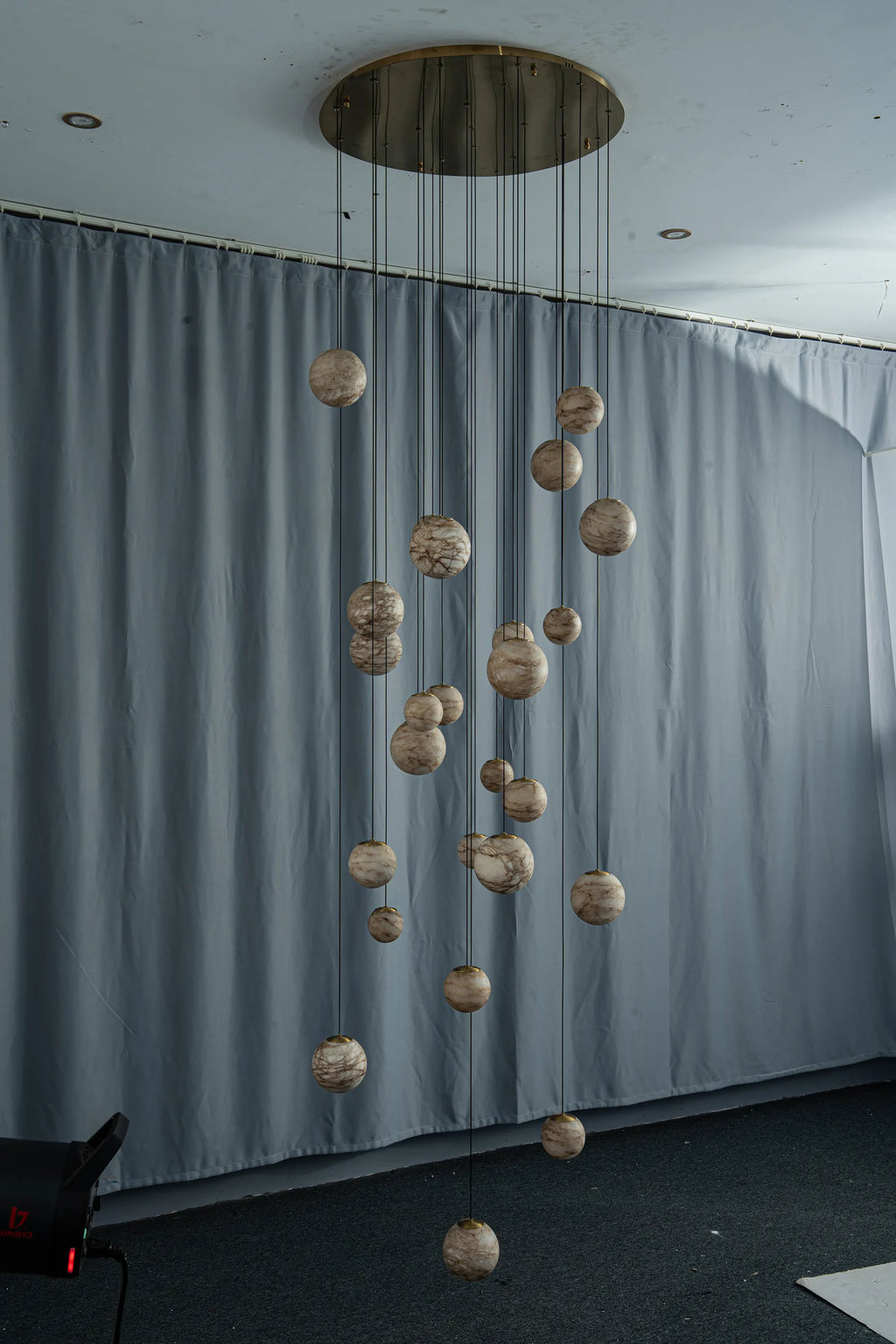 Celestia Alabaster Globe Chandelier
