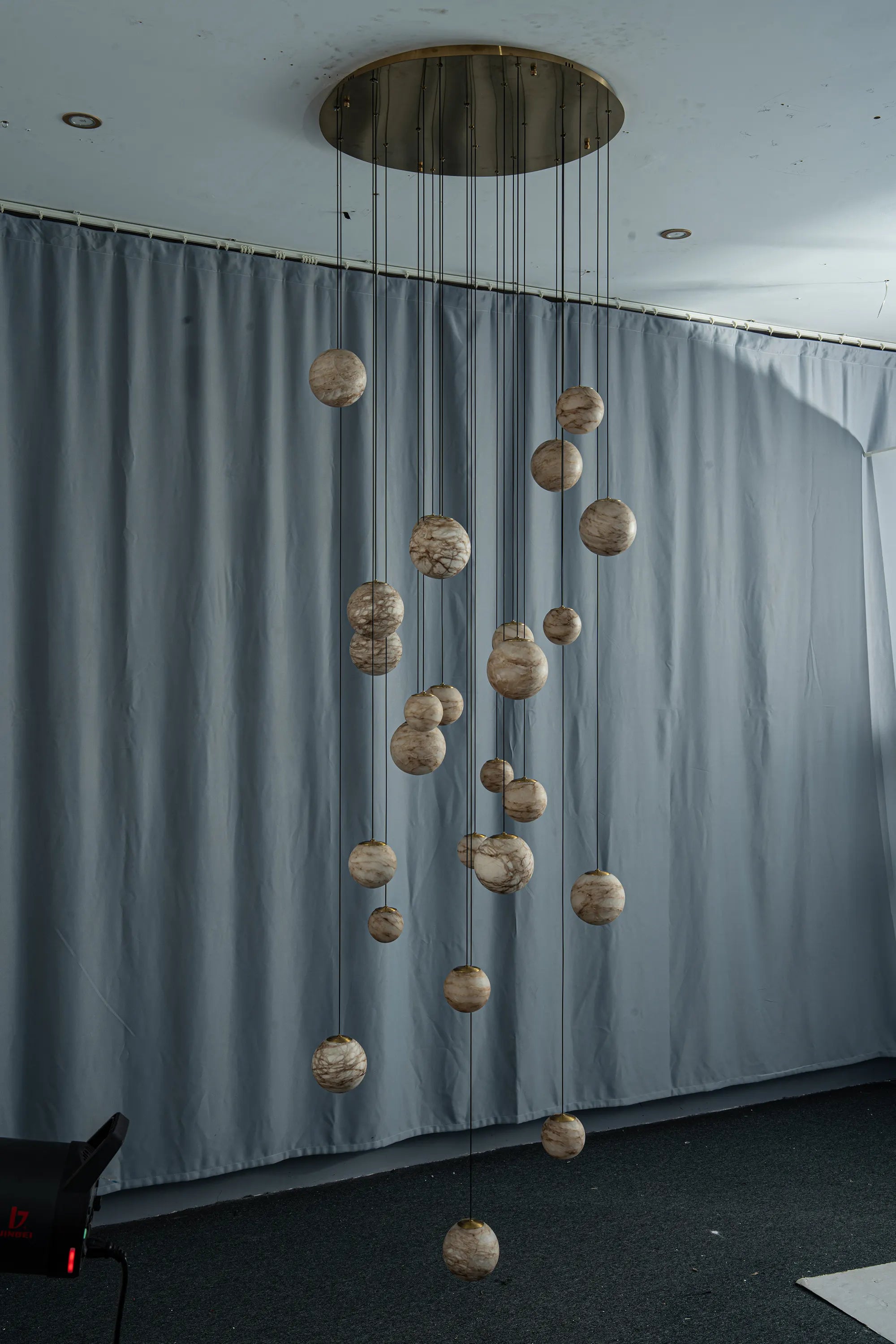 Celestia Alabaster Globe Chandelier