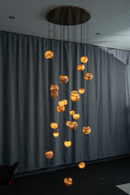 Celestia Alabaster Globe Chandelier