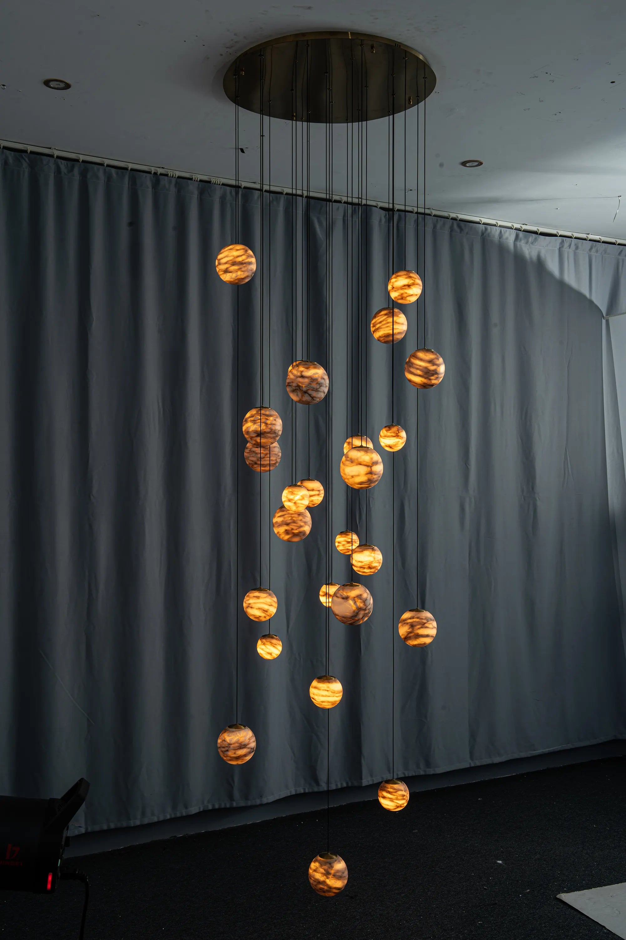 Celestia Alabaster Globe Chandelier